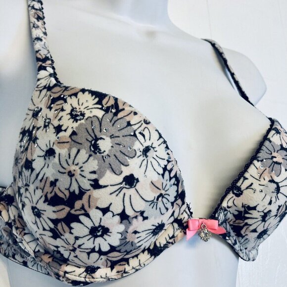 Victoria's Secret Dream Angels Underwire Bling Bra - 34C - Floral - Picture 2 of 10
